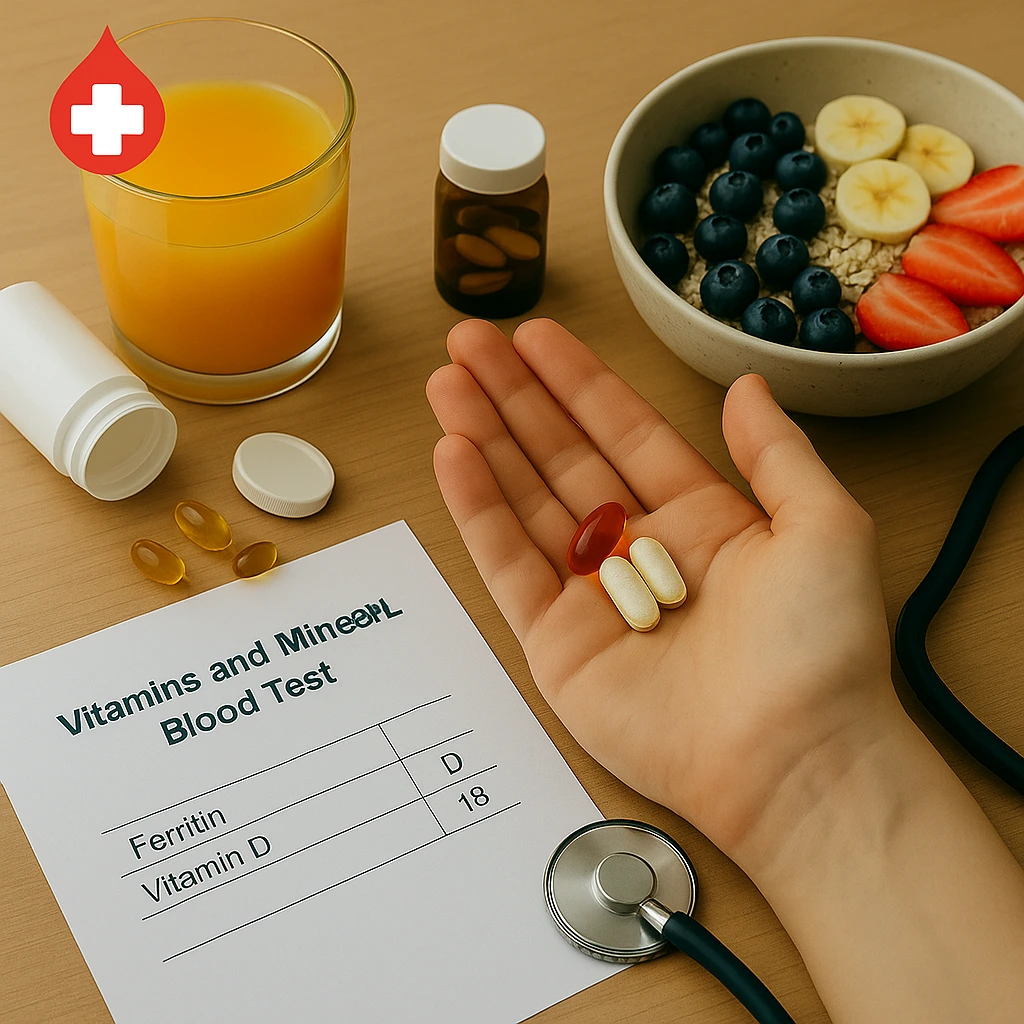 Vitamins and Minerals: How Ferritin, Vitamin D, and Other Parameters Affect Health